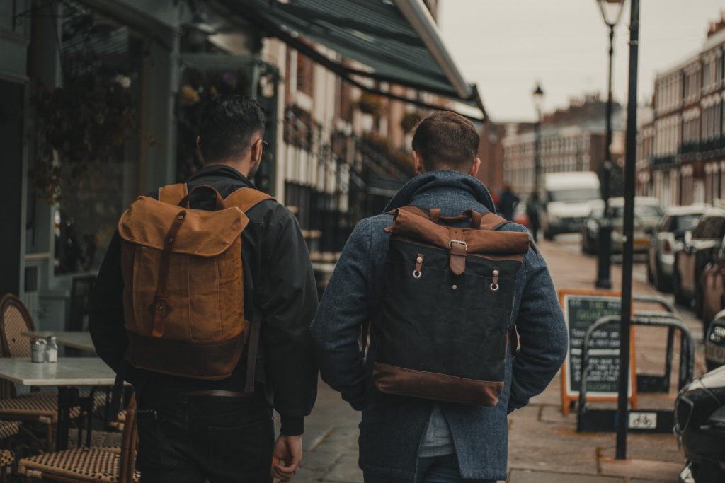 Waxed Cotton Canvas and Leather Backpack Rucksack - Menswear Denim Rugged Style Outfit - Waxed Canvas & Leather Backpacks by Oldfield - Wylde Coffee Liverpool Heswall