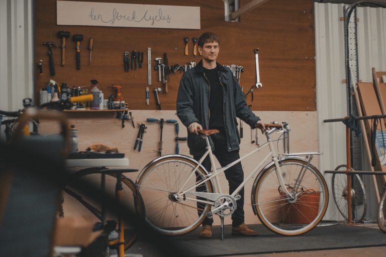 Cotton Canvas and Man Made Vegan Leather Weekender Bag - Cycling Style City Commuter Holdall - Waxed Canvas & Leather Bags Backpacks by Oldfield - Bicycle by Ten Street Cycles Liverpool