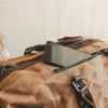 Waxed Canvas Weekender Bag & Leather Duffle Bag - Menswear Denim Rugged Style Flatlay - The Ashdown by Oldfield