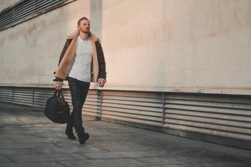 Waxed Cotton Canvas and Leather Duffle Bag Weekender Holdall - Menswear Denim Rugged Style Outfit - The Harkbridge in Graphite by Oldfield Waxed Cotton Canvas and Leather Duffle Bag Weekender Holdall - Menswear Denim Rugged Style Outfit - The Harkbridge in Graphite by Oldfield