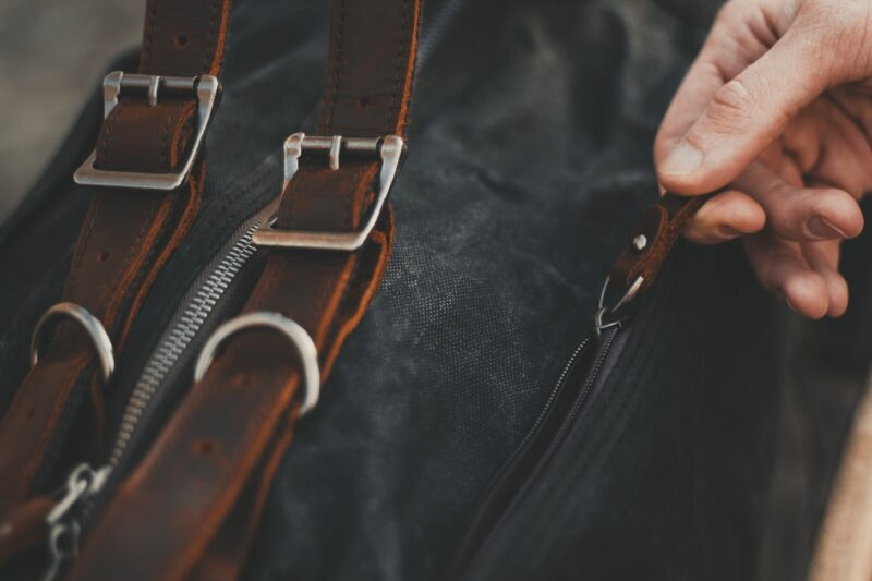 Waxed Cotton Canvas and Leather Duffle Bag Weekender Holdall - Menswear Denim Rugged Style Outfit - The Harkbridge in Graphite by Oldfield Waxed Cotton Canvas and Leather Duffle Bag Weekender Holdall - Menswear Denim Rugged Style Outfit - The Harkbridge in Graphite by Oldfield