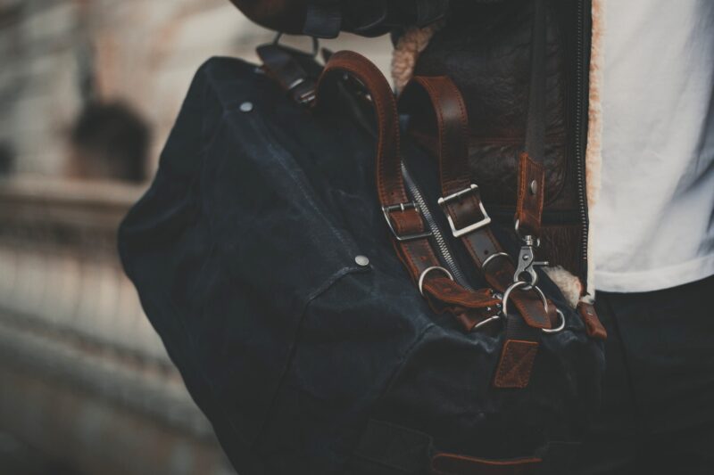 Waxed Cotton Canvas and Leather Duffle Bag Weekender Holdall - Menswear Denim Rugged Style Outfit - The Harkbridge in Graphite by Oldfield Waxed Cotton Canvas and Leather Duffle Bag Weekender Holdall - Menswear Denim Rugged Style Outfit - The Harkbridge in Graphite by Oldfield