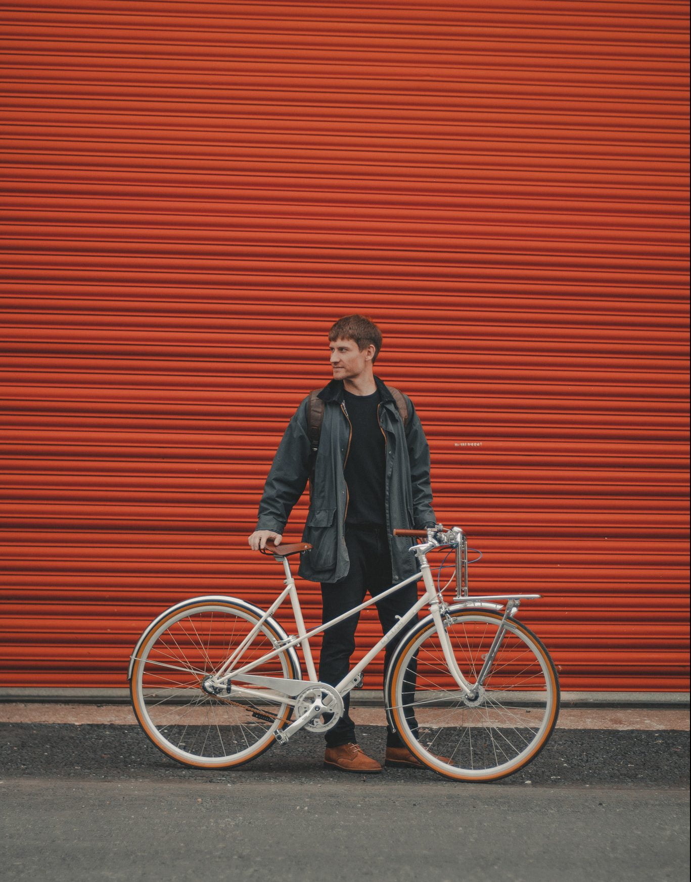 Cotton Canvas and Man Made Vegan Leather Weekender Bag - Cycling Style City Commuter Holdall - The Ashdown by Oldfield - Bicycle by Ten Street Cycles Liverpool