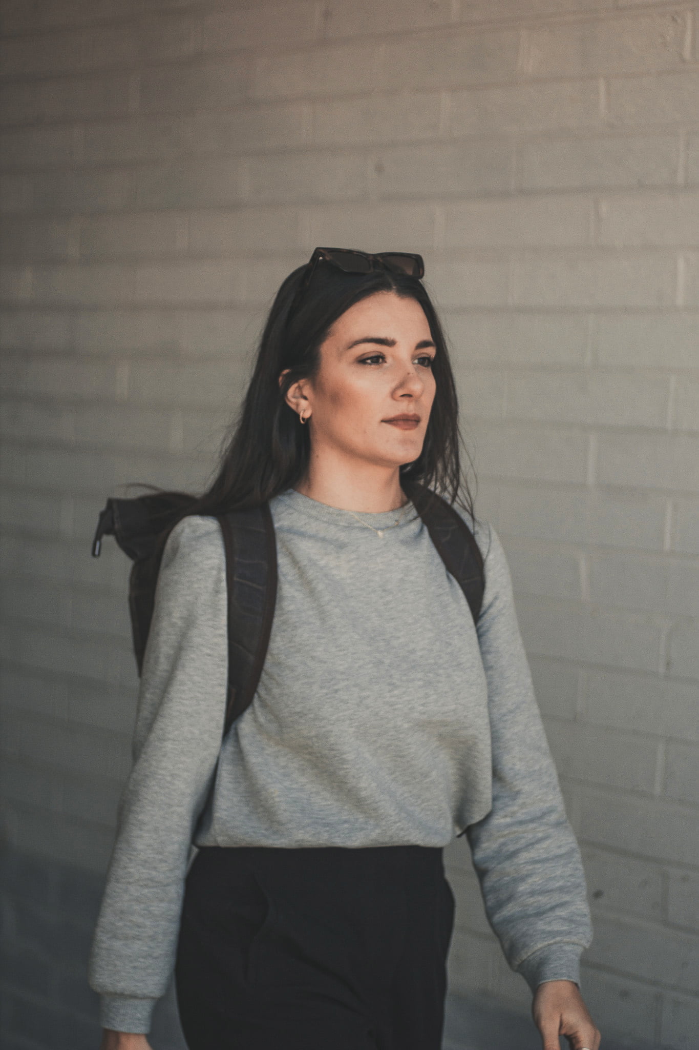 Waxed Cotton Canvas and Leather Backpack Rucksack - Mia Cathcart Liverpool Artist - The Farnborough in Moss by Oldfield