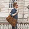 Waxed Cotton Canvas & Leather Weekender Bag - Menswear Outfit Denim Leather Boots Heritage Rugged Style - The Ashdown by Oldfield