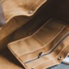 Waxed Cotton Canvas and Leather Tote Bag - Rugged Weatherproof Shoulder Hand Bag Tote - The Brierley Tote in Moss Green by Oldfield