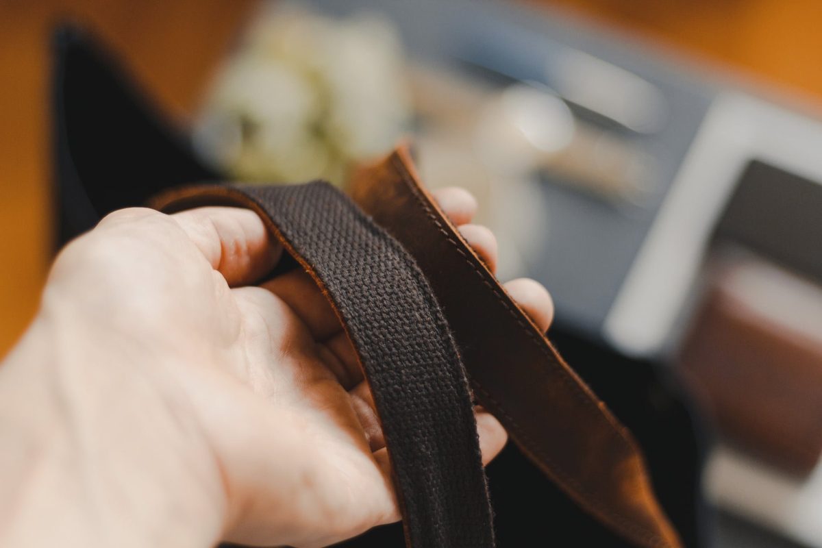 Waxed Cotton Canvas and Leather Tote Bag - Rugged Weatherproof Shoulder Hand Bag Tote - The Brierley Tote in Graphite Black by Oldfield